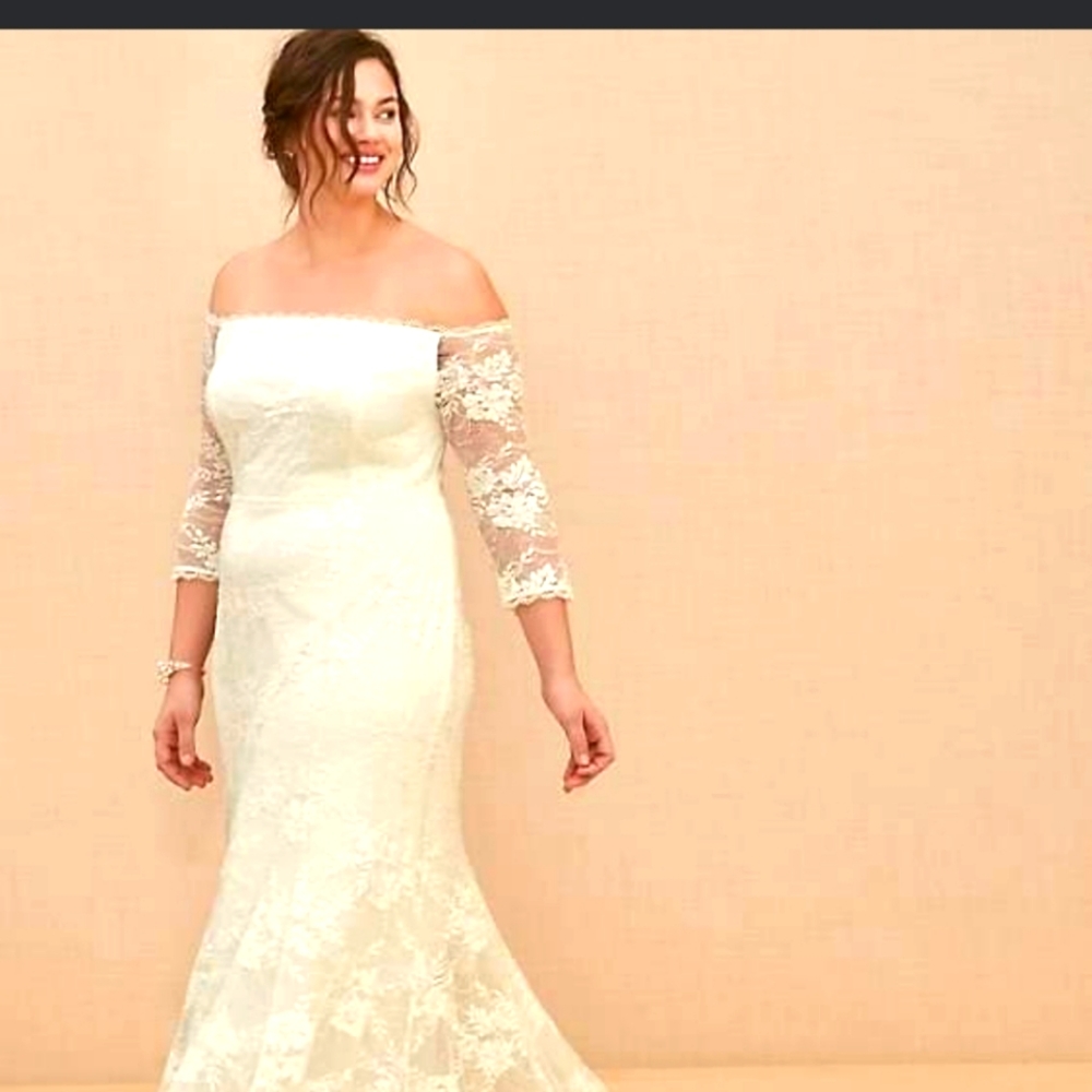Ivory formal gown